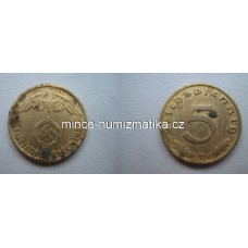 5 Reichspfennig 1939 D